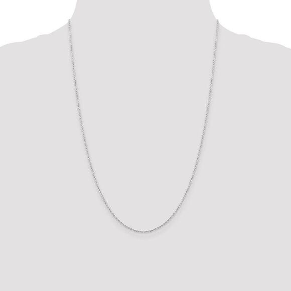 Silver, Athletic Collection, Small Polished Number 16 Necklace - 24 In - Picture 2 of 8
